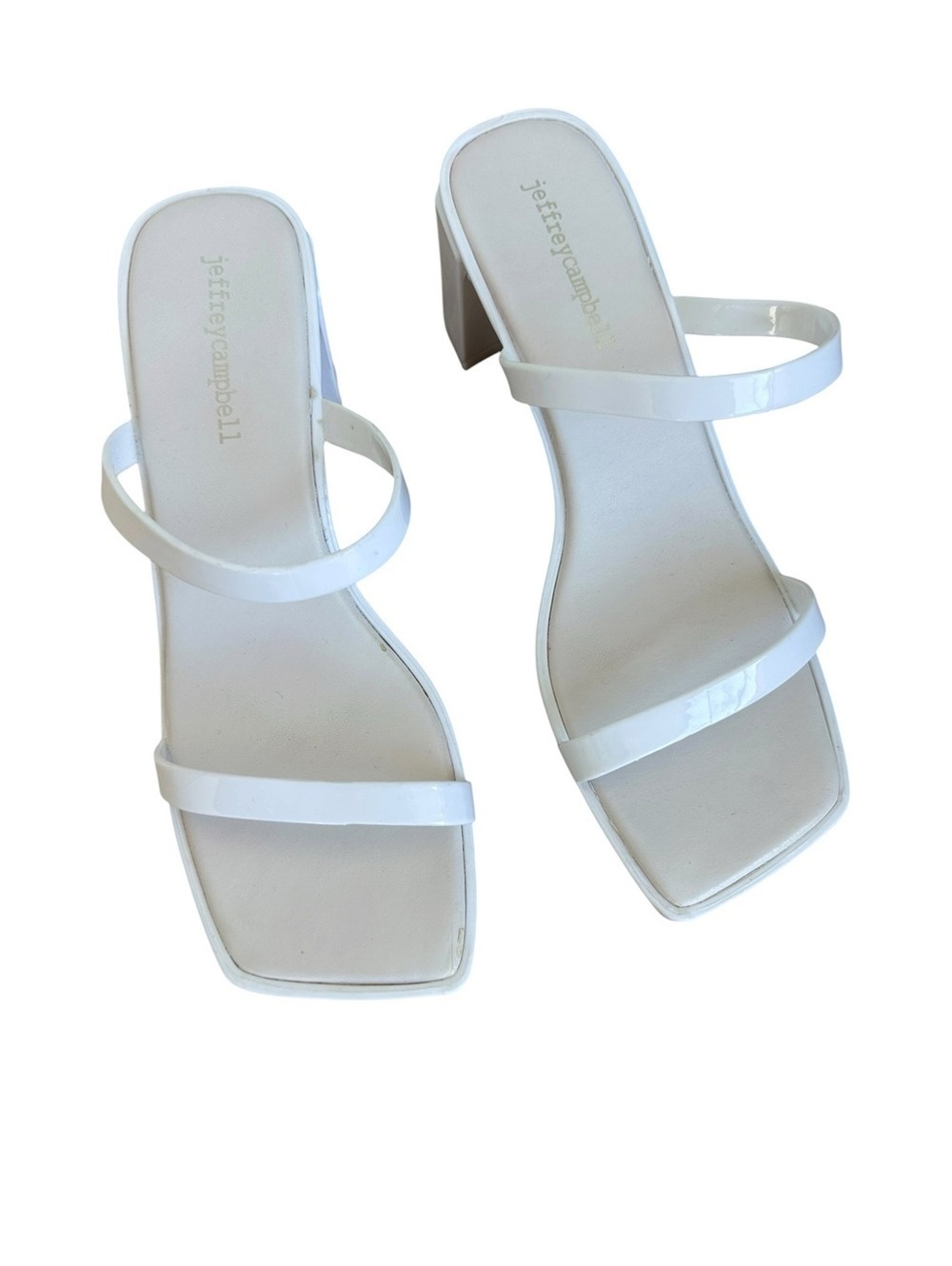 Jeffrey Campbell Jamm 3 Jelly Block Heel Sandals